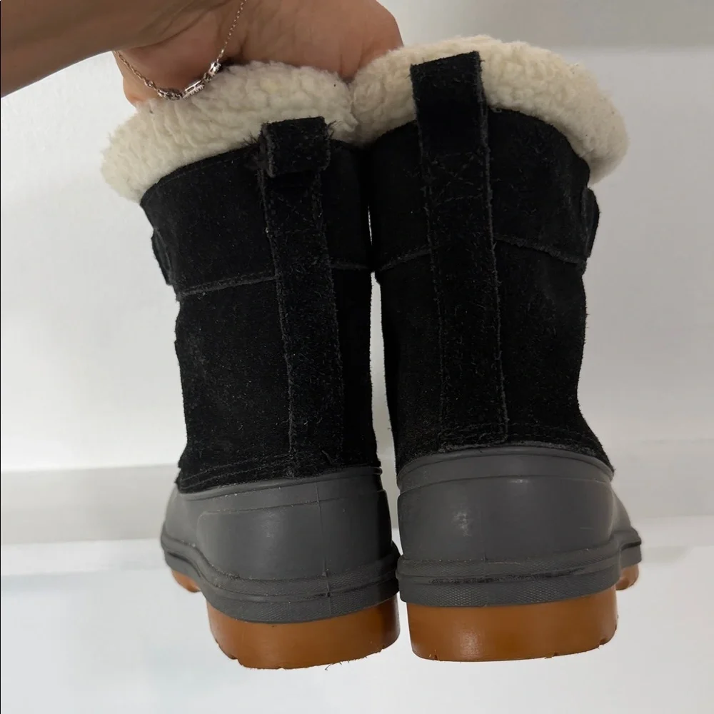 Cat & Jack Black and Gray Kids Boots